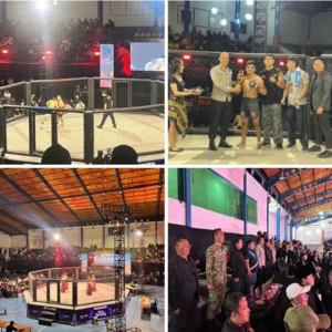 Temu Tarung Battle of Honor Meriahkan Hari Bhayangkara ke-80, Ribuan Penonton Padati GOR Adiwijaya Garut