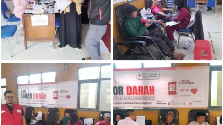 Aksi Donor Darah PMI Malangbong Berhasil Himpun 48 Labu Darah