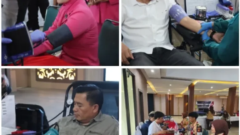 92 Kantong Darah Untuk Kemanusiaan, Bhakti Polres Jelang HUT Bhayangkara