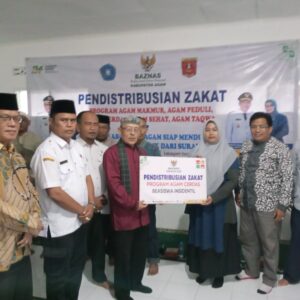 Pendistribusian Zakat Agam Cerdas Makmur dan Sehat