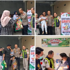 Sambut Hari Bhayangkara ke-80, Polres Garut Gelar Khitanan Gratis dan Berikan Bingkisan untuk Anak-anak