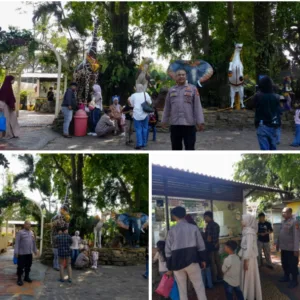 Polsek Kadungora Laksanakan Pengamanan Objek Wisata Taman Satwa Cikembulan Selama Libur Sekolah