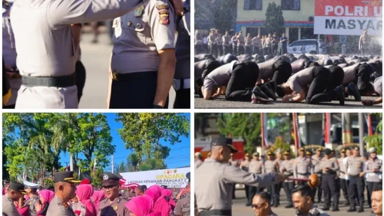 Kapolres Garut Pimpin Upacara Kenaikan Pangkat 107 Personel Polri TMT 1 Juli 2026