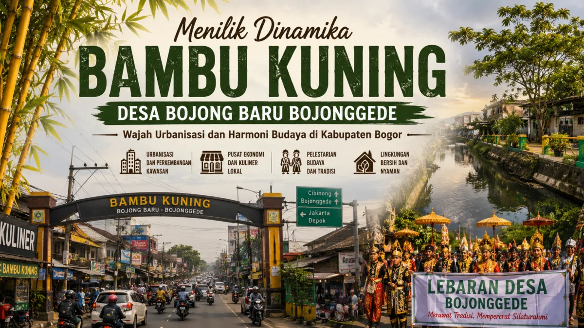 Sejarah Bambu Kuning Bojong Baru, Wajah Urbanisasi Bojonggede Bogor