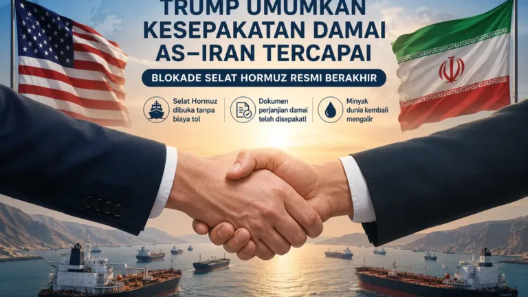 Damai AS-Iran Tercapai, Trump Buka Kembali Selat Hormuz