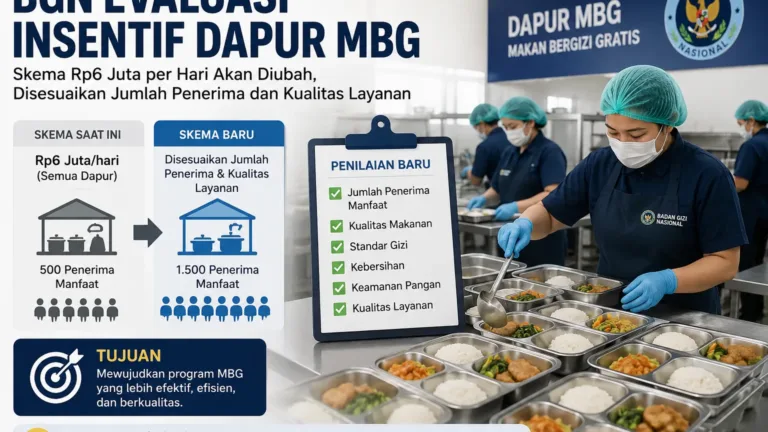 BGN Evaluasi Insentif Dapur MBG