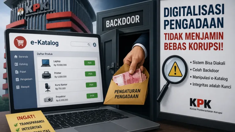 KPK Ungkap Celah Korupsi di Balik Digitalisasi Pengadaan
