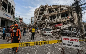 Aktivitas Lumpuh Pascagempa M 7,8 di Filipina Selatan