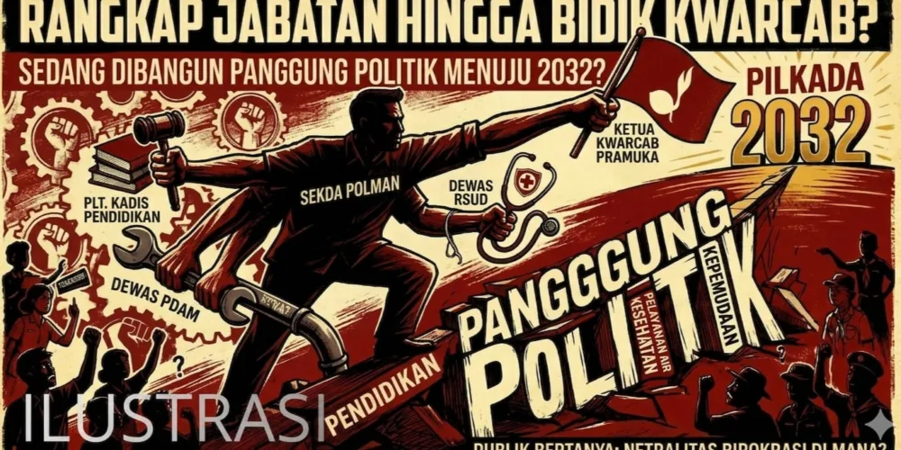 Rangkap Jabatan Hingga Bidik Kwarcab, Publik Mulai Bertanya: Sedang Dibangun Panggung Politik Menuju 2032?
