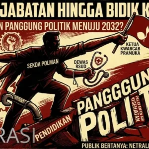 Rangkap Jabatan Hingga Bidik Kwarcab, Publik Mulai Bertanya: Sedang Dibangun Panggung Politik Menuju 2032?
