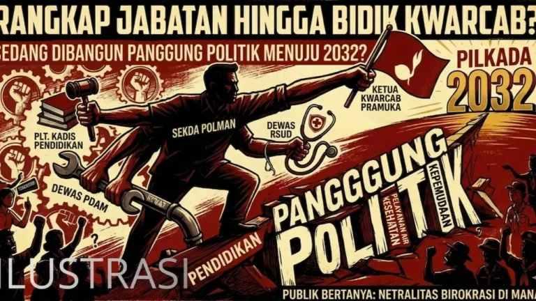 Rangkap Jabatan Hingga Bidik Kwarcab, Publik Mulai Bertanya: Sedang Dibangun Panggung Politik Menuju 2032?