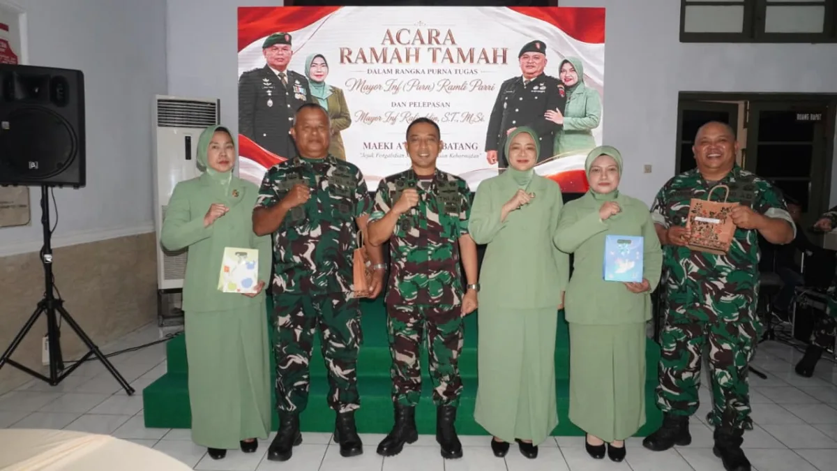 KODIM 1408/MKS Pererat Tali Silaturahmi Melalui Ramah Tamah Dalam Rangka Purna Tugas Korps Raport: Lepas Sambut Personel & Doa Terbaik 
