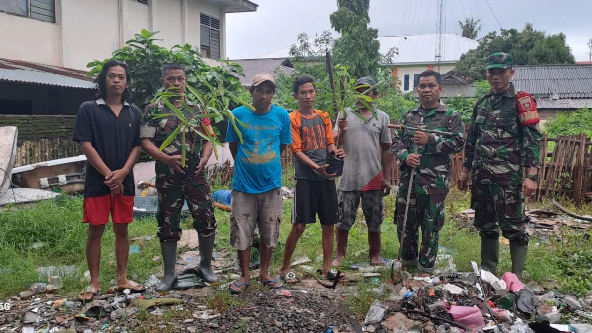 KORAMIL 1408-05/MARISO Gelar Karya Bhakti Penanaman Pohon, Wujud Kepedulian Terhadap Lingkungan