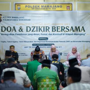 Peringatan Tahun Baru Islam 1 Muharram 1448 H, Polsek Mamajang Gelar Doa dan Dzikir Bersama Perkuat Sinergi Jaga Kamtibmas