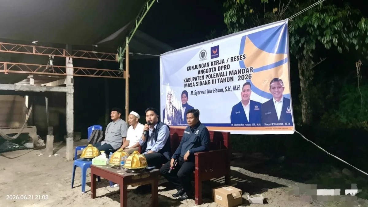 Kunjungan Reses DPRD Polman, Syarwan Nur Hasan Serap Keluhan Warga