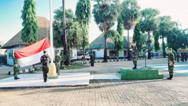 Pupuk Semangat Nasionalisme, Kodim 1409/Gowa Gelar Upacara Bendera Mingguan