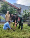 Koramil 1408-12/Tamalanrea Tanam Pohon: Langkah Nyata Cegah Banjir & Hijaukan Lingkungan