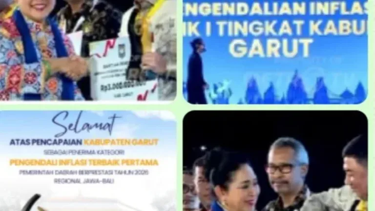 Bupati Garut Abdusy Syakur Amin Antar Garut Raih Penghargaan Pengendalian Inflasi Terbaik Tingkat Nasional