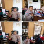 Anggota Polsek Tarogong Kidul Ikut Berpartisipasi Donor Darah Membantu Dalam Kemanusiaan
