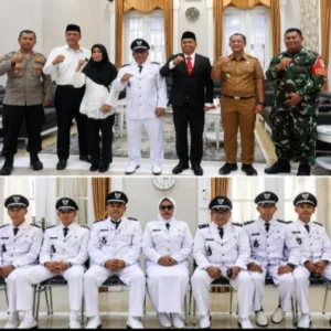 Bupati Garut Syakur Amin Lantik Tujuh Kepala Desa PAW, Tekankan Pelayanan dan Kepentingan Masyarakat