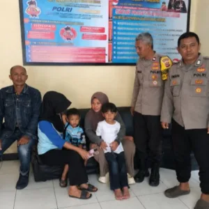 Gerak Cepat Polsek Tarogong Kidul Amankan Dua Balita Terpisah dari Keluarganya