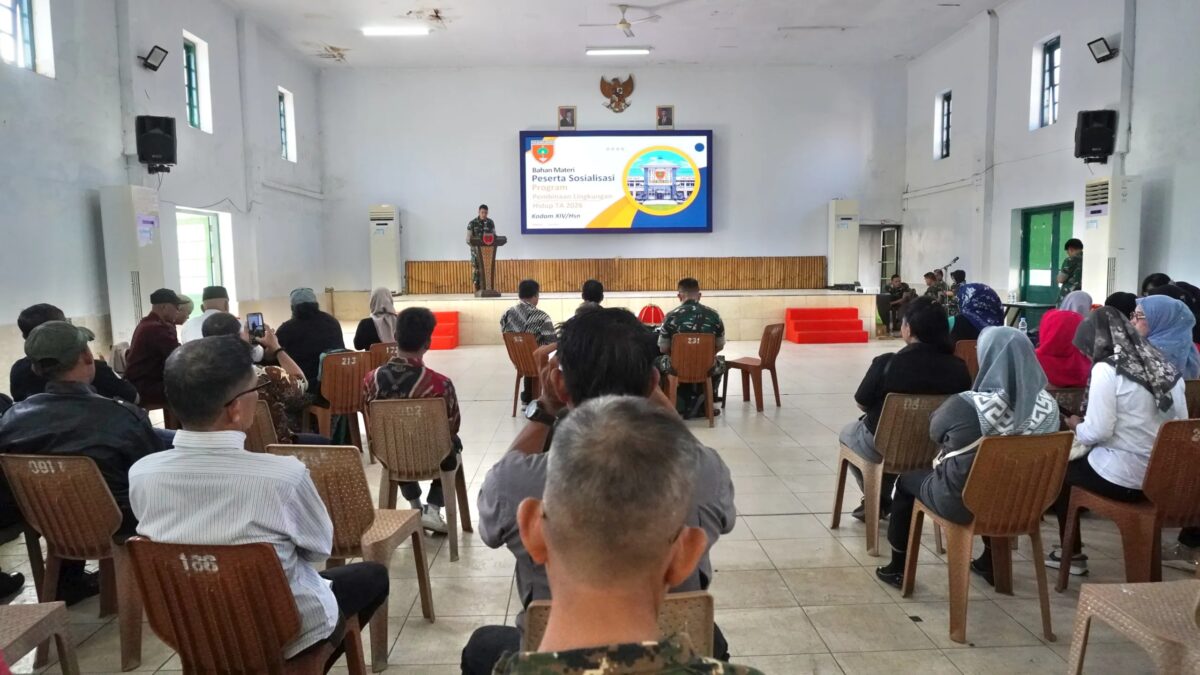 Perkuat Jaring Informasi dan Pertahanan Semesta, Kodim 1408/Makassar Gelar Bin Jaring Mitra Karib Bersama Sterdam XIV Hasanuddin