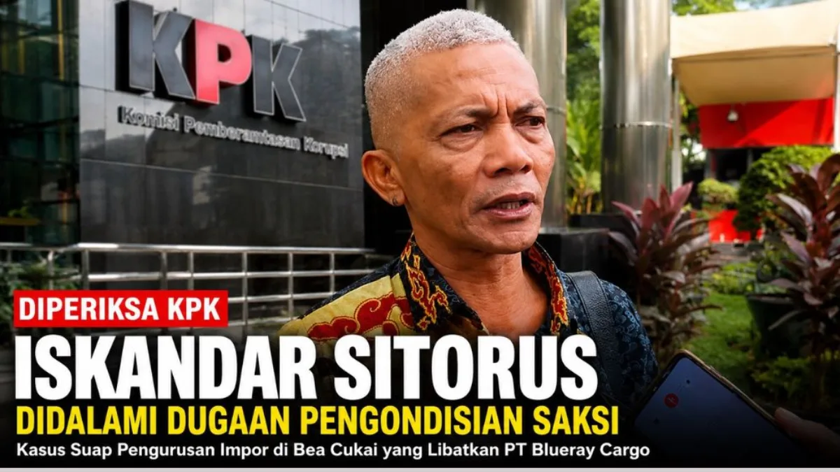 Iskandar Sitorus Diperiksa KPK, Didalami Dugaan Pengondisian Saksi