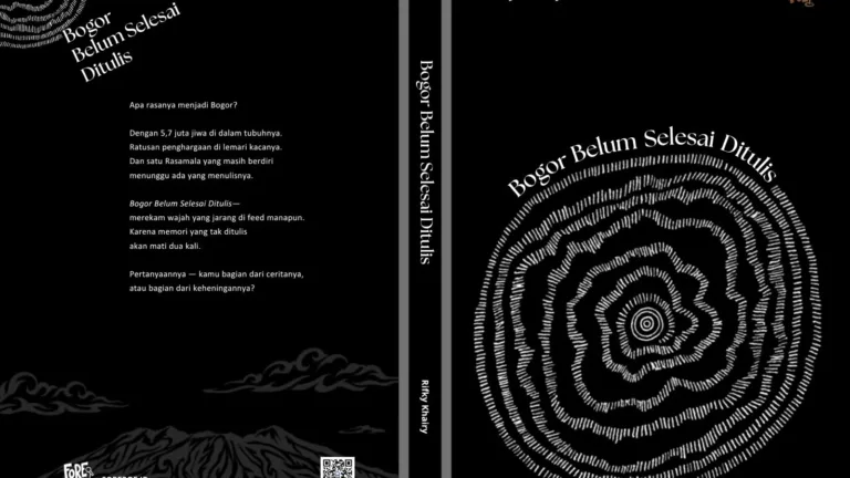 Kabupaten Bogor Belum Selesai Ditulis, Buku Rifky Khairy Padukan Sastra dan Data