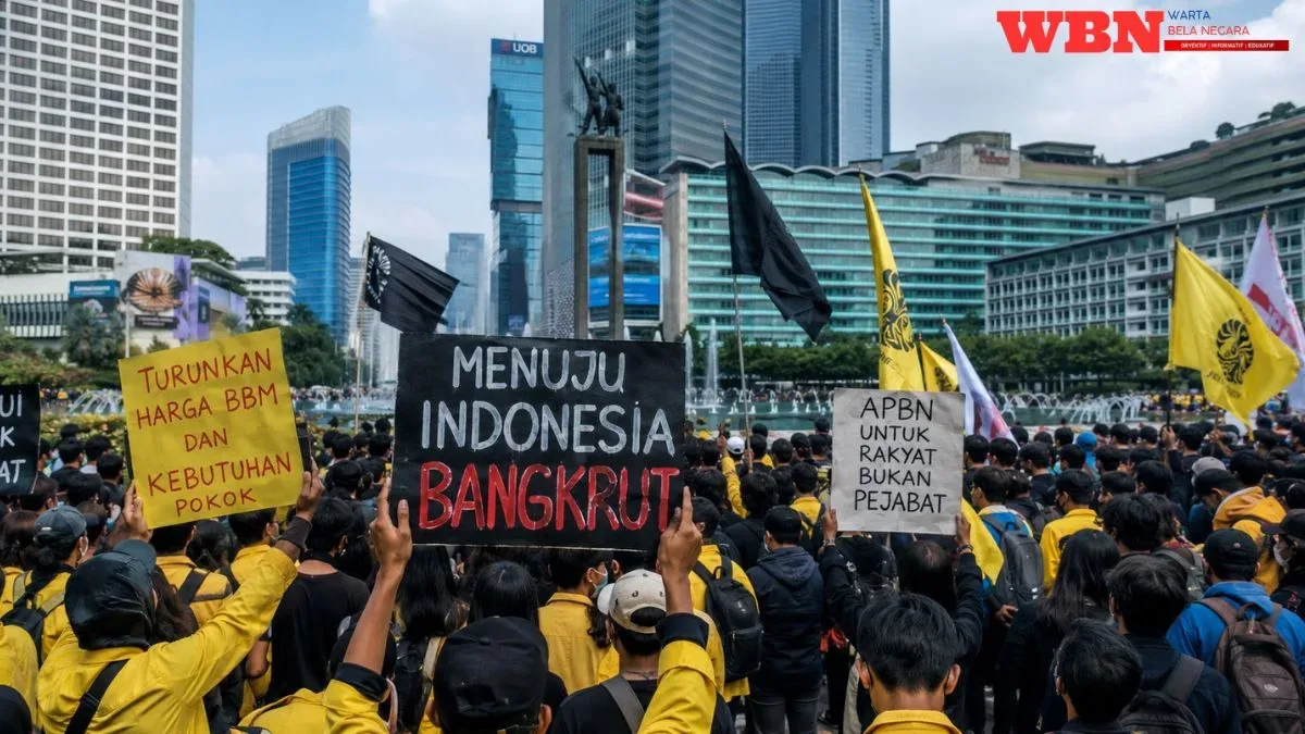 Demo Mahasiswa Hari Ini, Ribuan Massa Kepung Bundaran HI