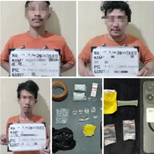 Peredaran Sabu di Garut Digagalkan, Polisi Sita Puluhan Paket dan Amankan Tiga Tersangka