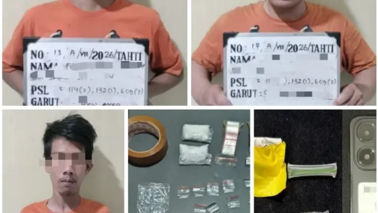 Peredaran Sabu di Garut Digagalkan, Polisi Sita Puluhan Paket dan Amankan Tiga Tersangka