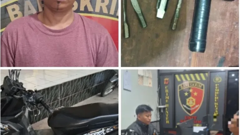 Kurang dari 24 Jam, Polisi Berhasil Ungkap Kasus Curanmor, Terduga Pelaku Dibekuk dan Motor Korban Diamankan
