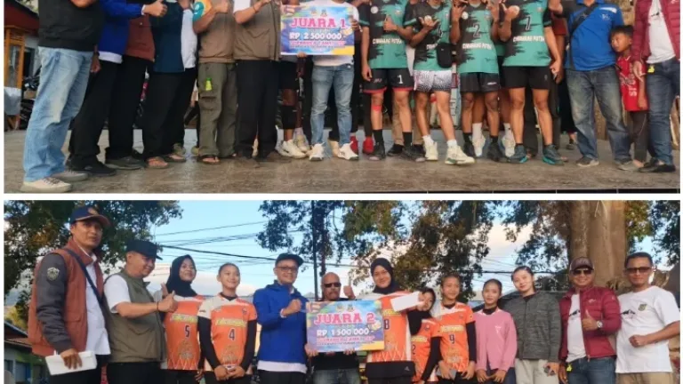 Desa Sukamanah dan Karangmulya Juara Camat Cup 2026, Aril dan Asti Sabet Best Player