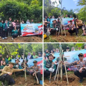 Tanam Harapan untuk Generasi Mendatang, Polri Gelar Aksi Penghijauan Di Cikajang