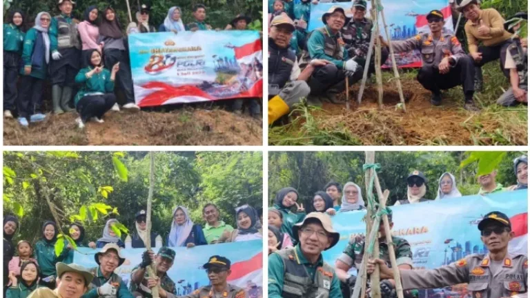 Tanam Harapan untuk Generasi Mendatang, Polri Gelar Aksi Penghijauan Di Cikajang