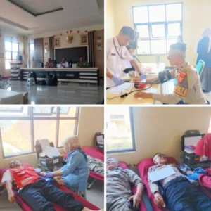 Polri Peduli: Polsek Bayongbong Ajak Warga Donor Darah di HUT Bhayangkara ke-80