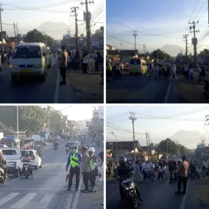 Jaga Kelancaran, Polisi Garut Siaga Pagi di Titik Rawan Macet