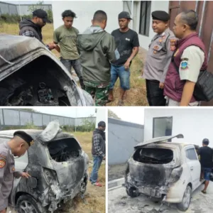 Polisi Olah TKP Kebakaran di SPBU Jati Samarang