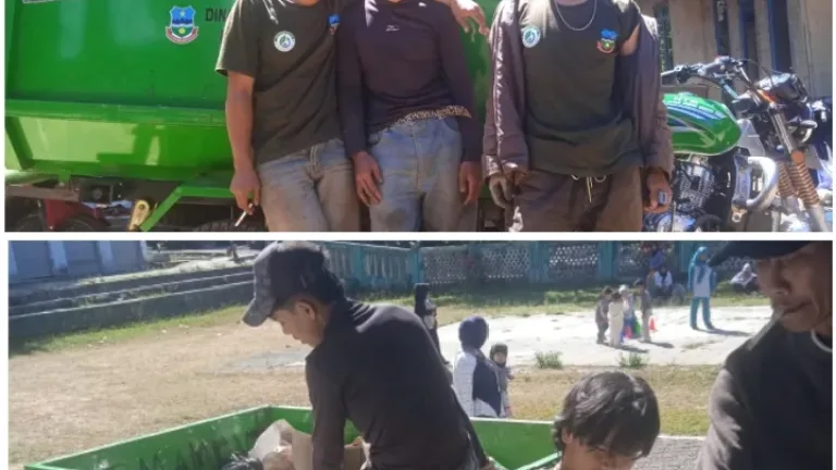 Inspiratif! Remaja Leuwi Goong Jadi Petugas Kebersihan