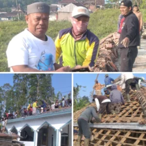 Semangat Gotong Royong Warga Kp. Barukuray Hidupkan Kembali Renovasi Masjid Al-Hidayah
