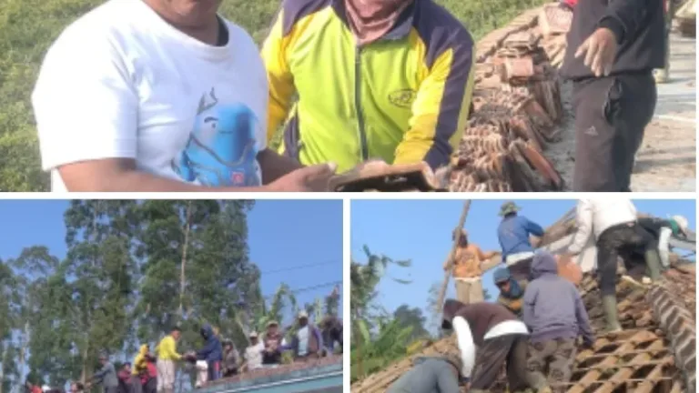 Semangat Gotong Royong Warga Kp. Barukuray Hidupkan Kembali Renovasi Masjid Al-Hidayah