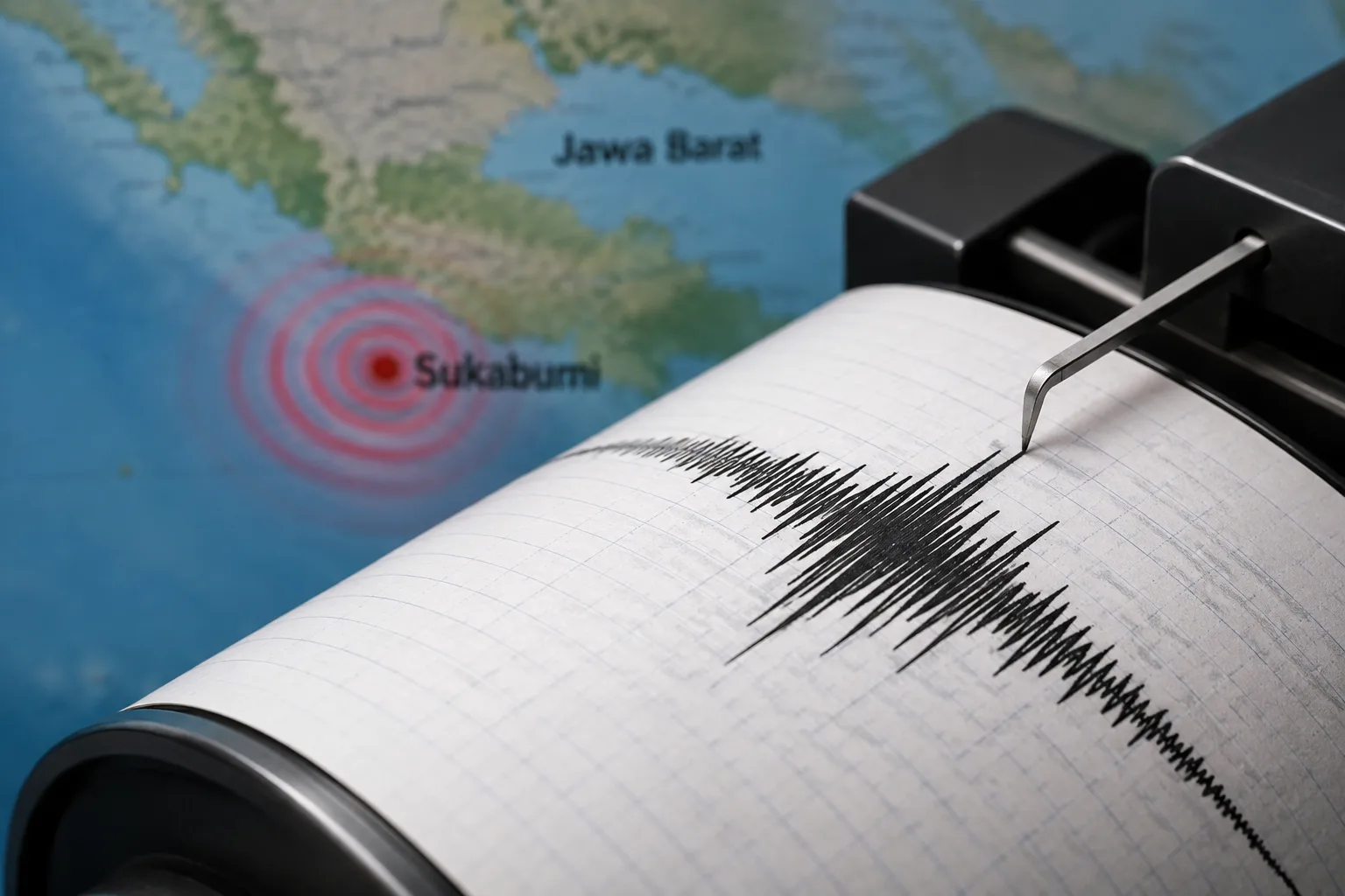 Gempa Sukabumi Hari Ini M5,0, Belum Ada Laporan Kerusakan