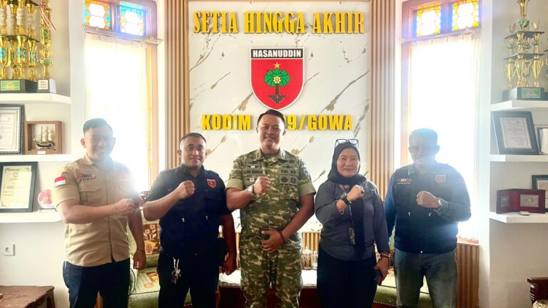 Dandim 1409/Gowa Terima Silaturahmi Mitra Media, Perkuat Sinergi Wujudkan Gowa Aman dan Damai