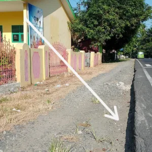Bahu Jalan Seperti Jurang di Depan SDN 049 Rea Timur: Kepala Sekolah dan Ketua Dewan Pendidikan Desak Perbaikan