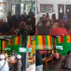 Pererat Silaturahmi, Kodim 1409/Gowa Fasilitasi Nobar Piala Dunia di Bontomarannu dan Pallangga