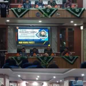 Bentuk Karakter Guru Profesional, Kasdim 1409/Gowa Berikan Kuliah Tamu Wawasan Kebangsaan di Unismuh Makassar