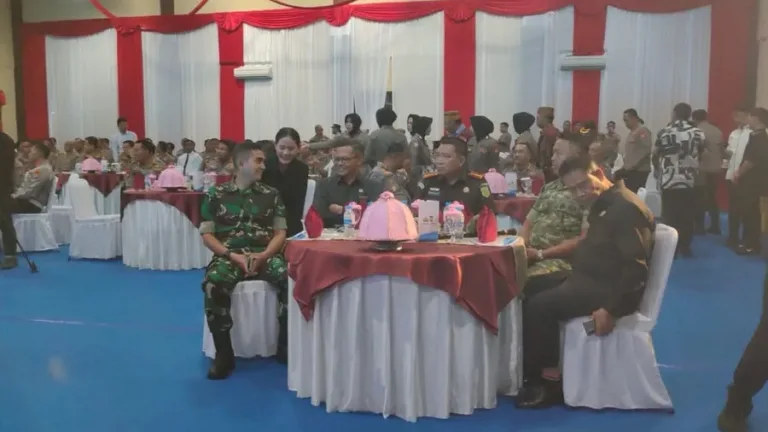 Dandim 1409/Gowa Hadiri Peresmian Peningkatan Status Polres Gowa Menjadi Polresta