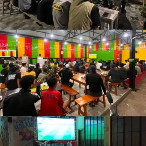 Antusias Warga Nobar Piala Dunia 2026 di Wilayah Kodim 1409/Gowa, TVRI Pererat Persatuan dan Kesatuan