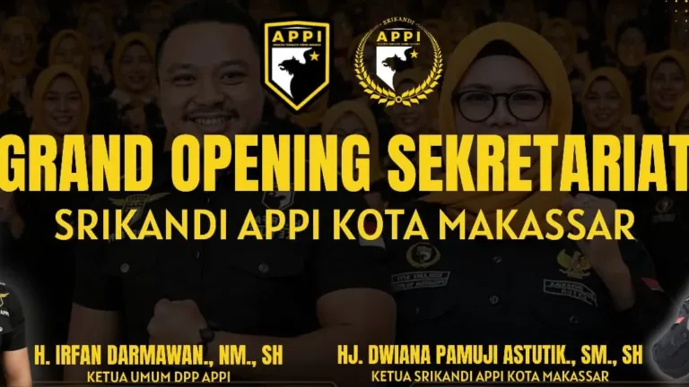 Grand Opening! Sekretariat Srikandi APPI Kota Makassar Jadi Pusat Pergerakan dan Sinergi Warga