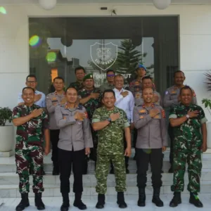 Pererat Sinergi, Kapolres Garut dan Jajaran Silaturahmi ke Makodim 0611/Garut